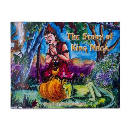 The Story of King Nrga illustrated Krishna devotional story book cover